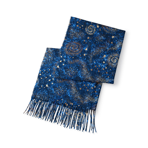 The Starry Night Geek Soft Fringed Scarf