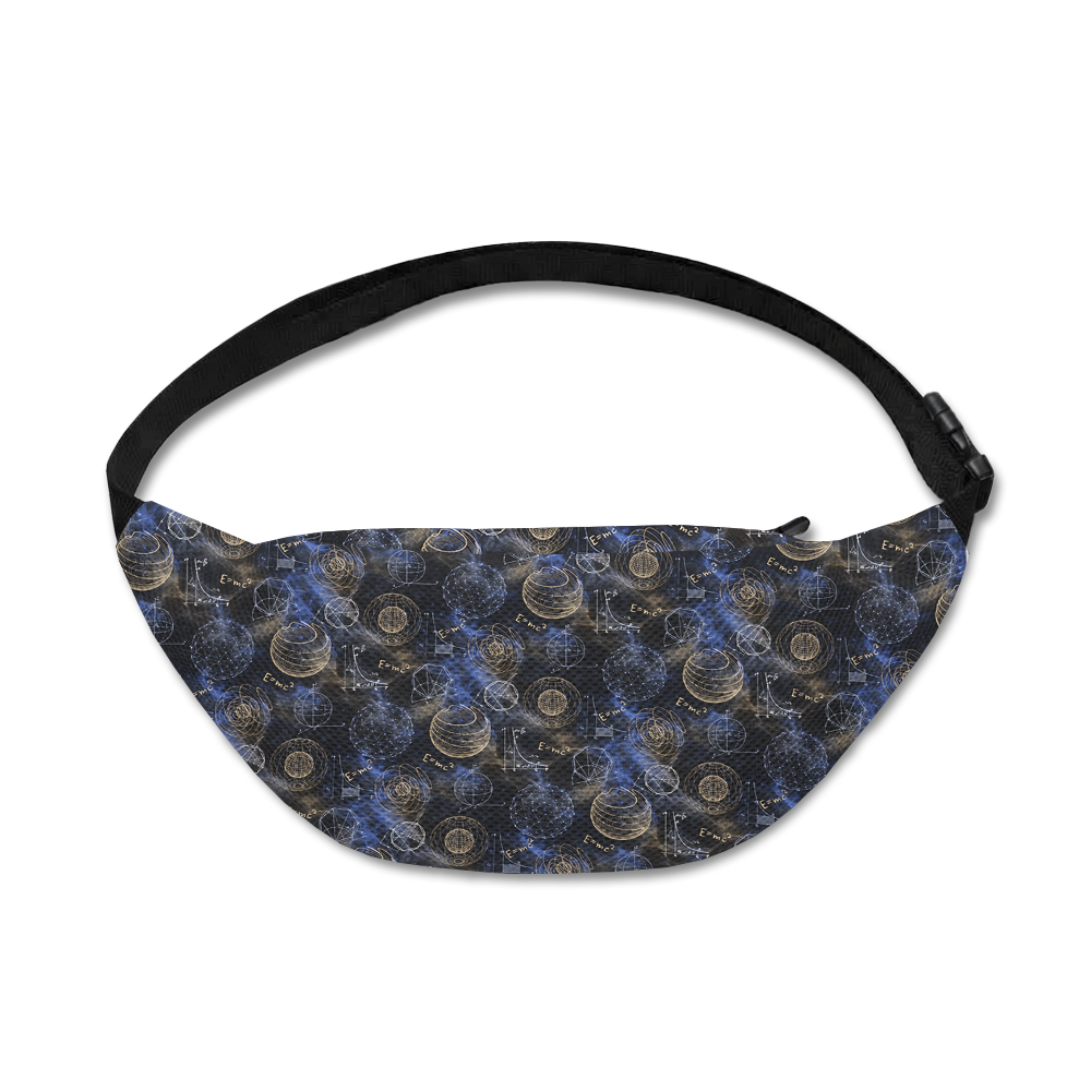 Quantum Cosmo Geek Canvas Waist Pack