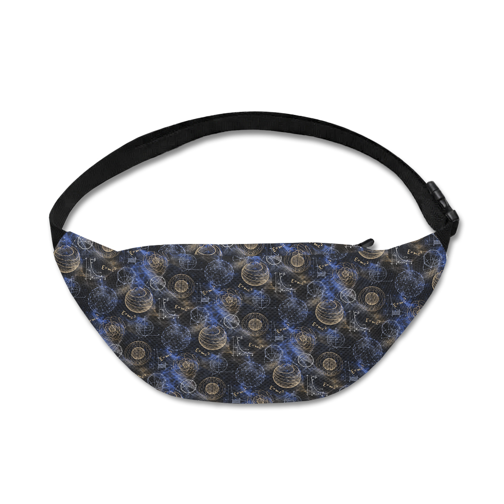 Quantum Cosmo Geek Canvas Waist Pack