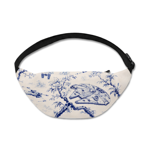 Celestial Blueware Geek Canvas Waist Pack
