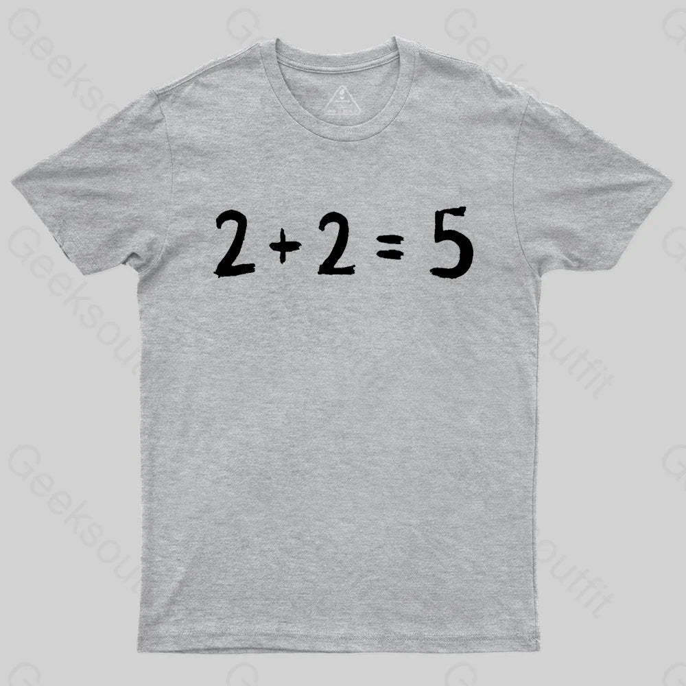2 + 2 = 5 George Orwell 1984 inspired Classic T-Shirt - Geeksoutfit