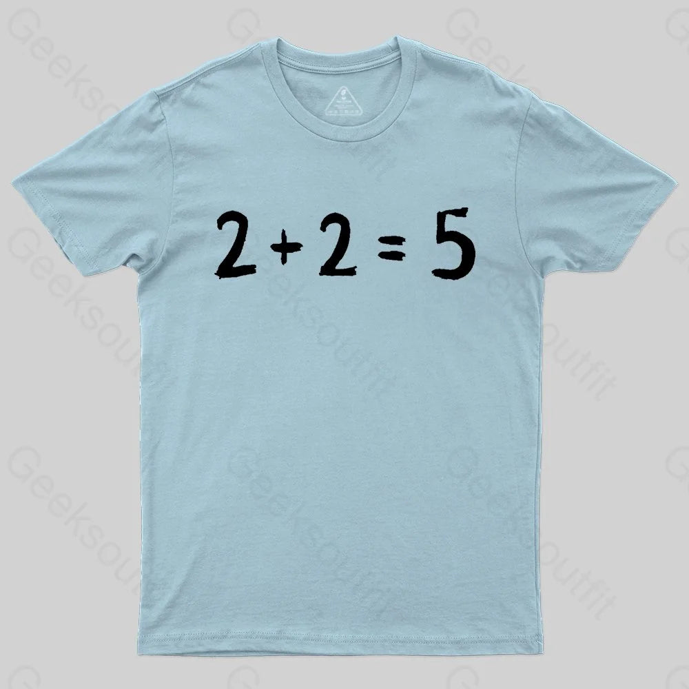 2 + 2 = 5 George Orwell 1984 inspired Classic T-Shirt - Geeksoutfit