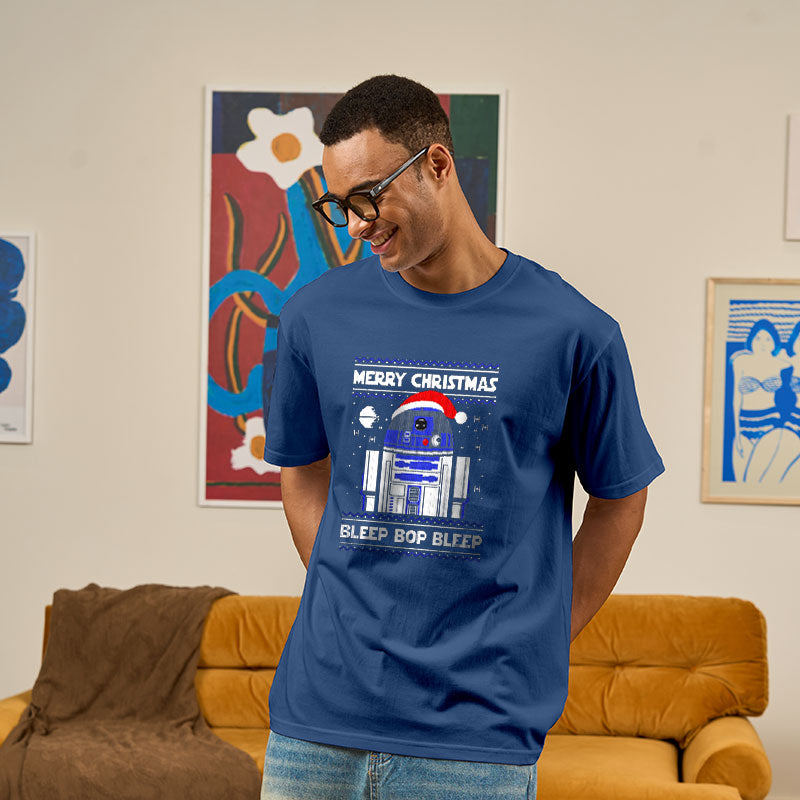 Christmas Robot Geek T-Shirt