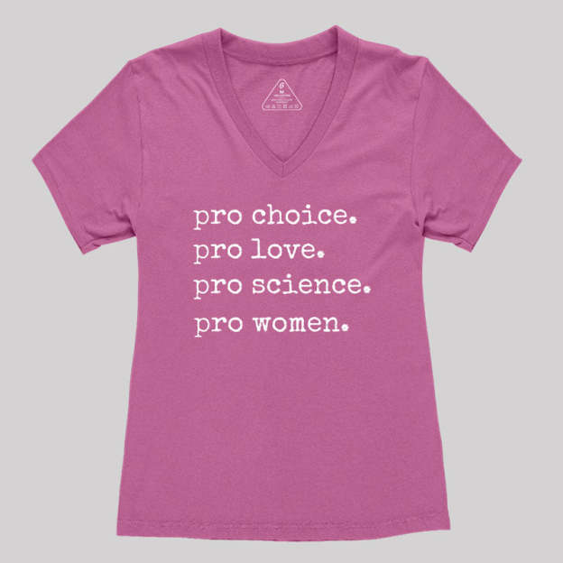 Pro Choice Women's V-Neck T-shirt