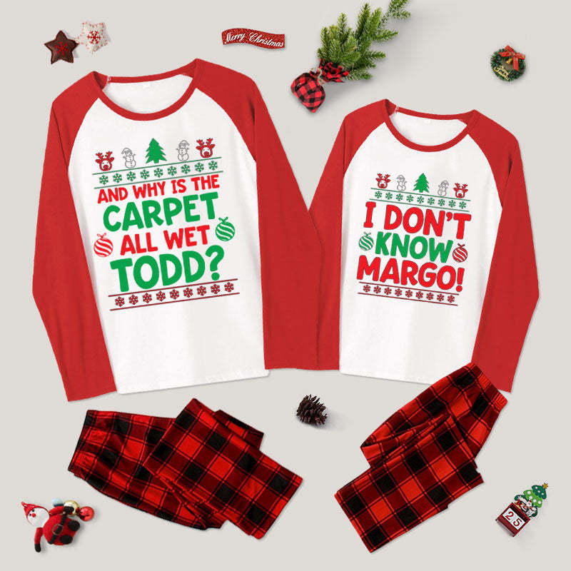 I Dont Know Margo Couple Pajama Sets