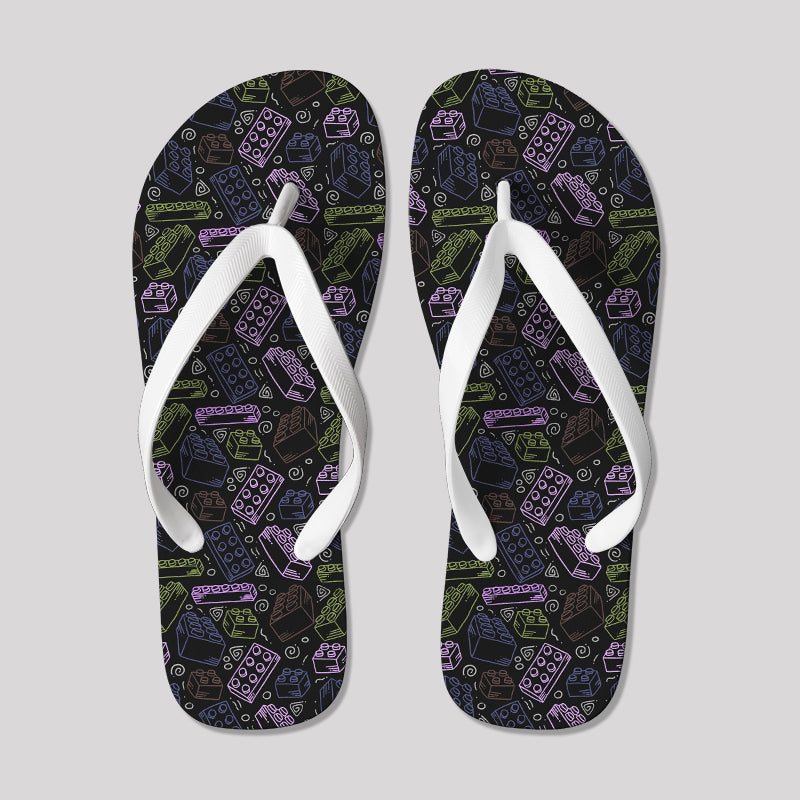 Build and Play Geek Flip Flops