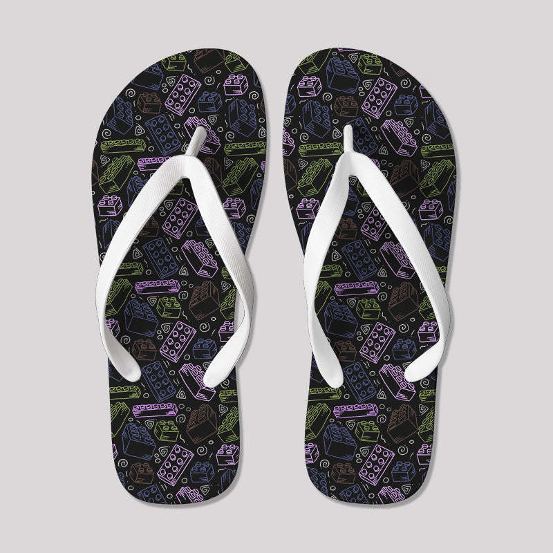 Geeksoutfit Build and Play Geek Flip Flops for Sale online