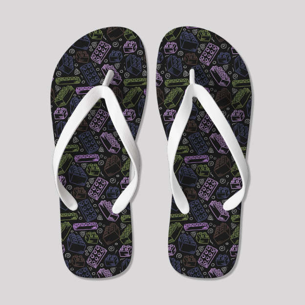 Build and Play Geek Flip Flops