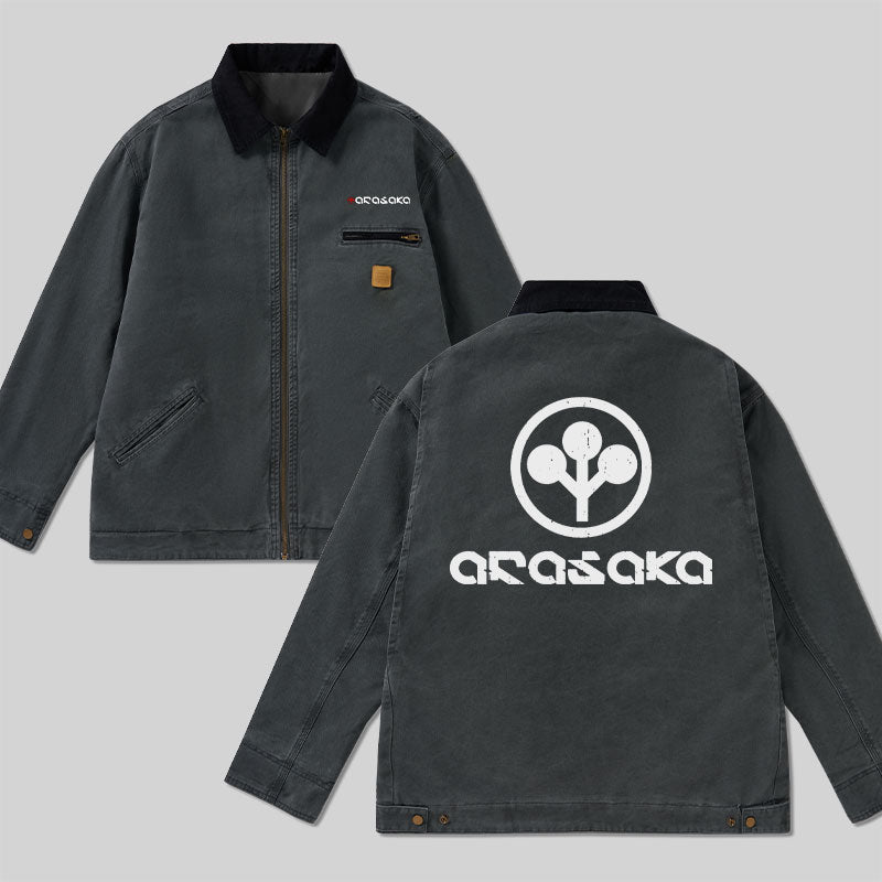aokioka Geeksoutfit Arasaka Corp Cyberpunk 2077 Classic Work Jacket