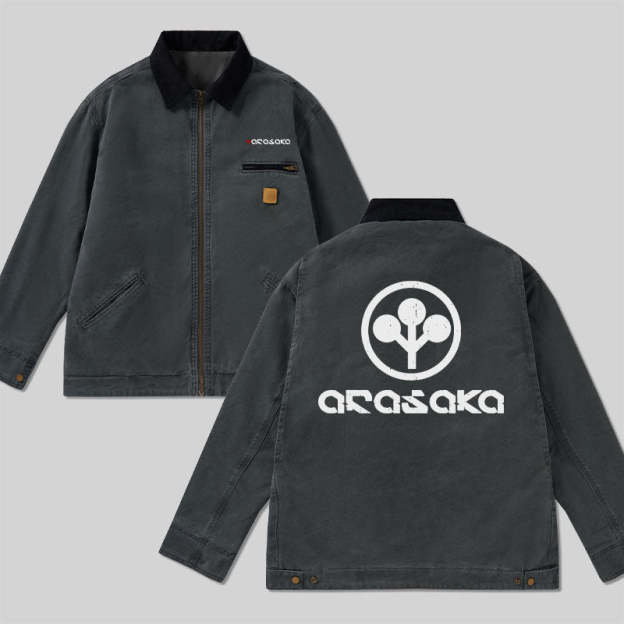 Geeksoutfit Arasaka Corp Cyberpunk 2077 Classic Work Jacket for Sale