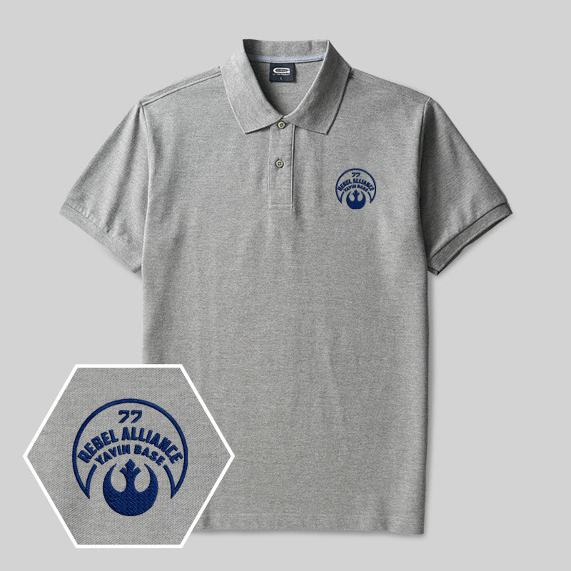 Rebel Alliance Geek Embroidered Polo Shirts