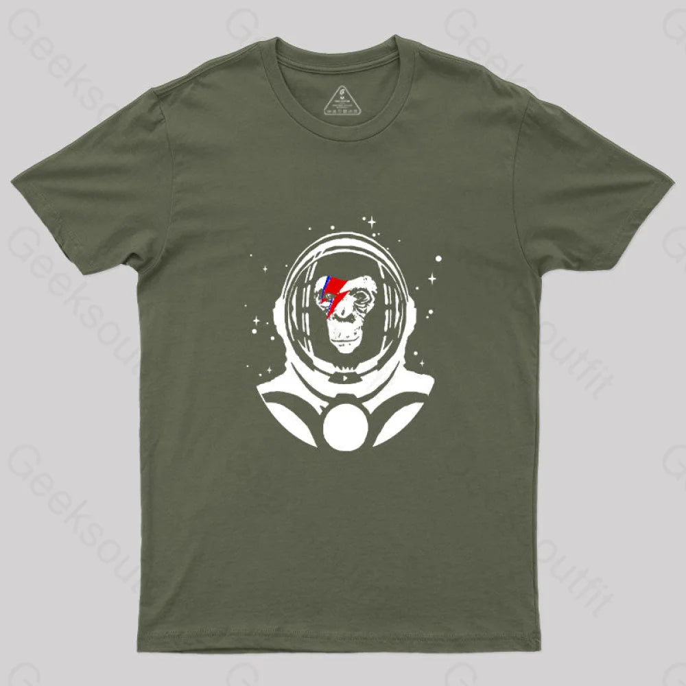 2001 A Space Odyssey T-Shirt Army Green / S