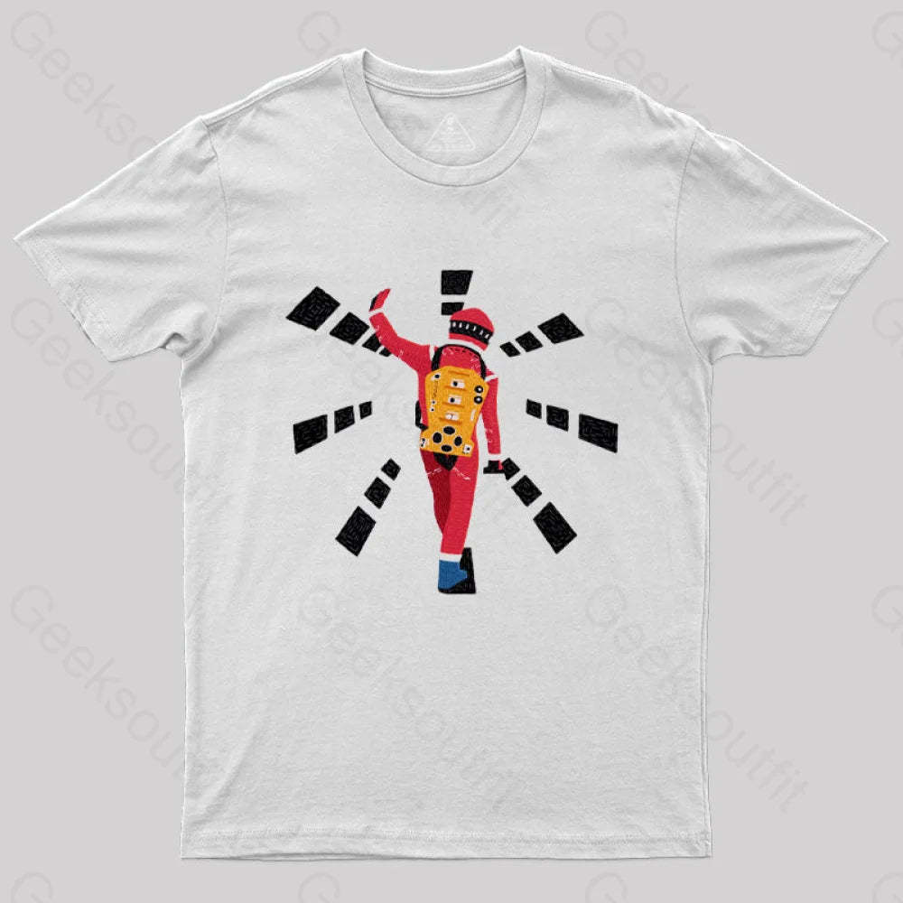 2001 A Space Odyssey T-Shirt White / S