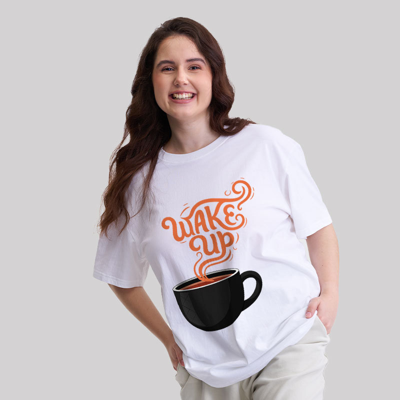 Wake Up to Coffee Geek T-Shirt