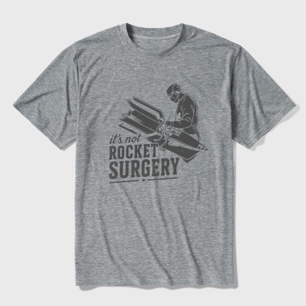 Rocket Surgery Ultra Soft Heather Tee