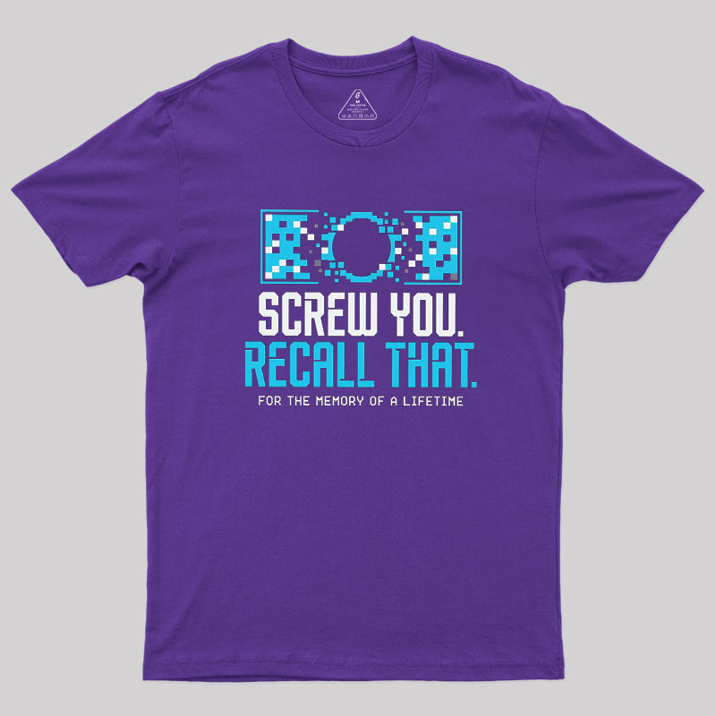 Memory Of A Lifetime Geek T-Shirt