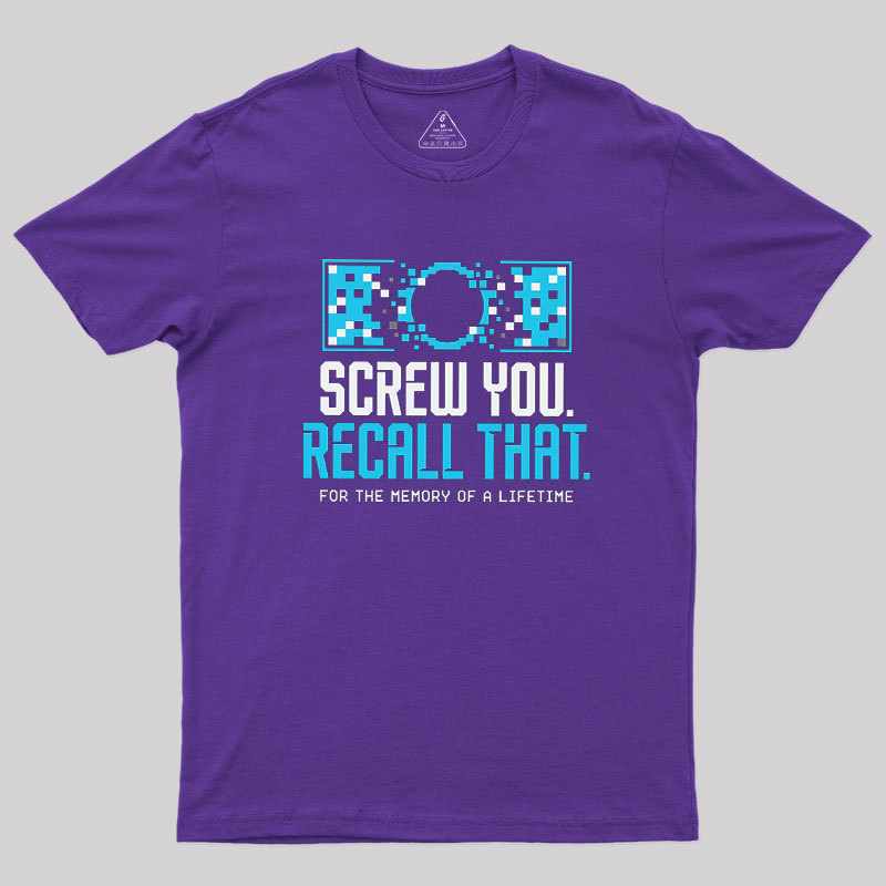 Memory Of A Lifetime Geek T-Shirt