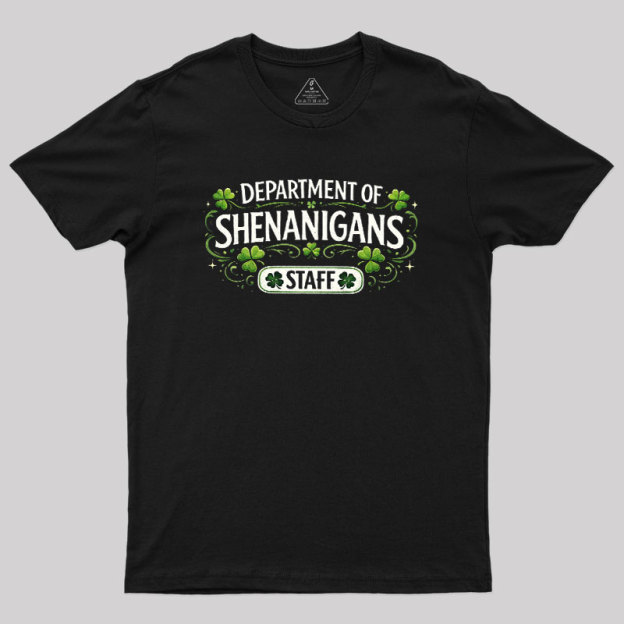 Department of Shenanigans Staff Geek T-Shirt
