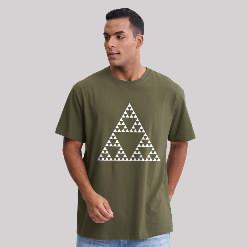 Sierpinski Triangle Fractal Geek T-Shirt