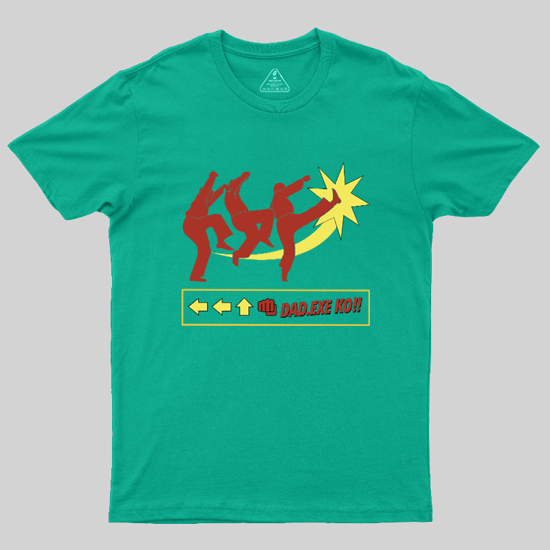 Dad EXE KO Game Combo Geek T-Shirt
