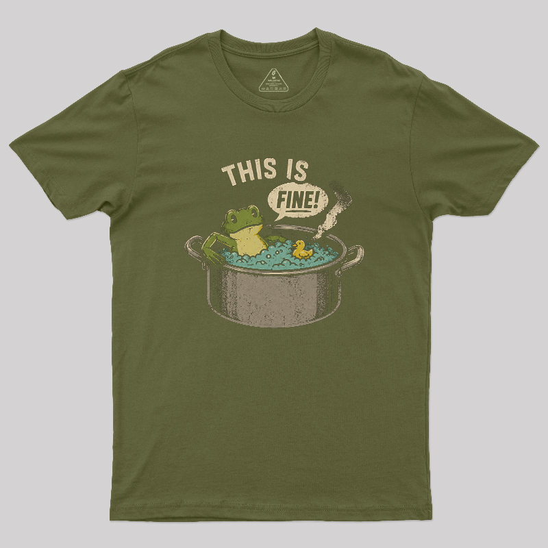 Thats Fine Frog Pot Geek T-Shirt