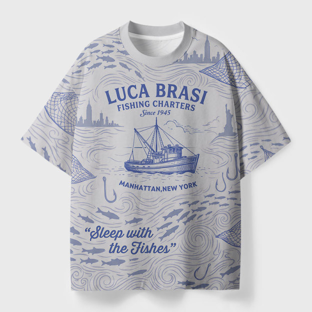 Luca Brasi Geek All-Over Print T-Shirt