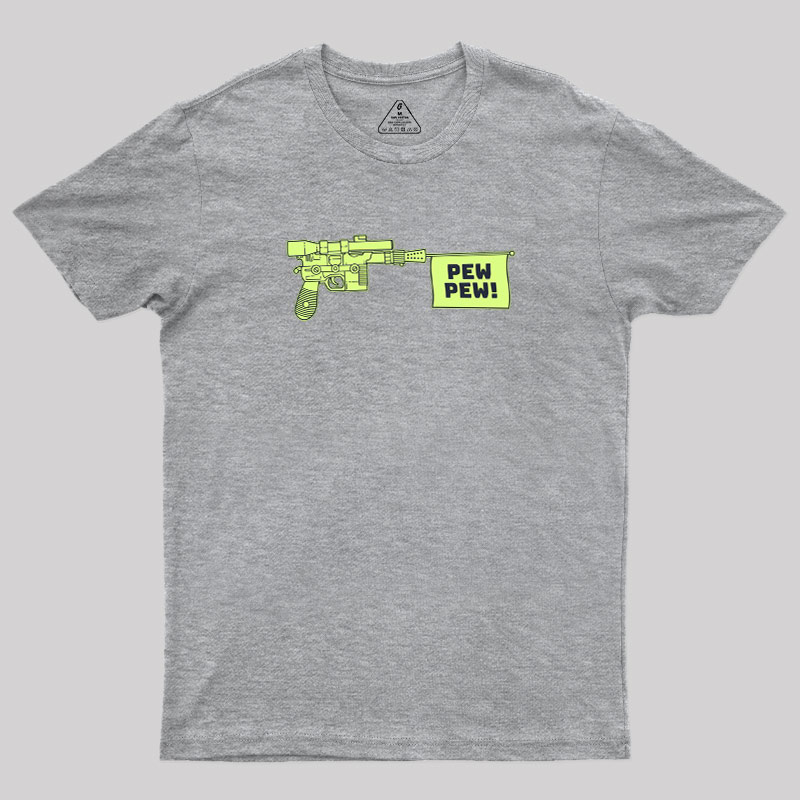 Laser Gun Pew Pew Geek T-Shirt