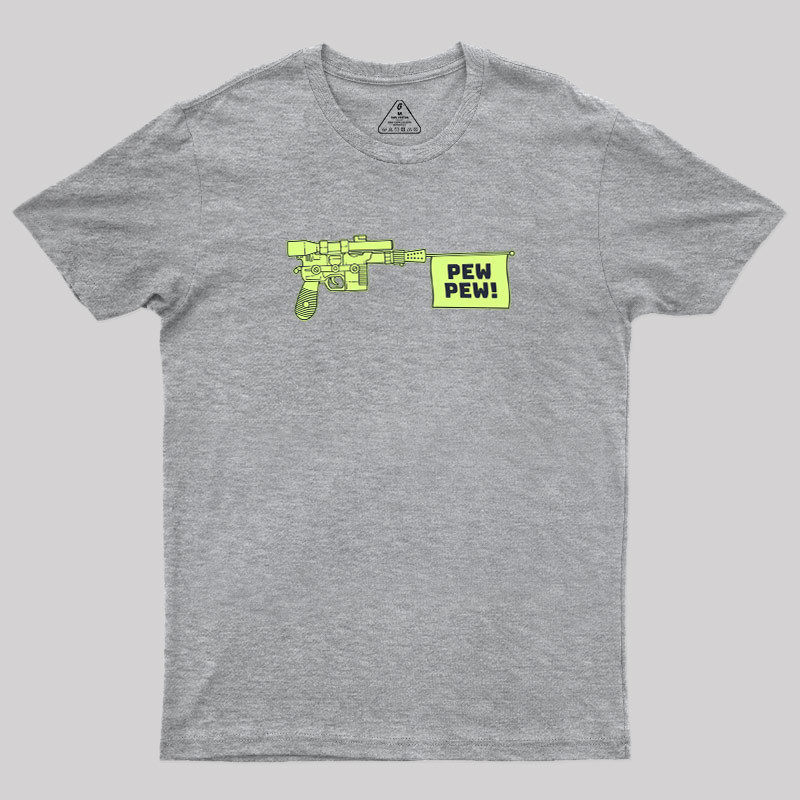 Laser Gun Pew Pew Geek T-Shirt
