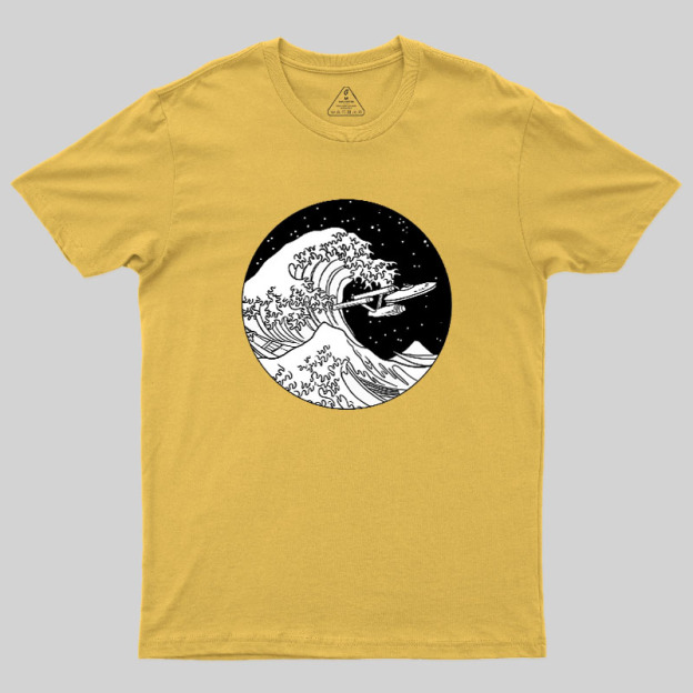 Trek Spaceship In Space Geek T-Shirt
