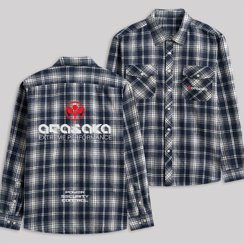 Arasaka Plaid Flannel Shirt