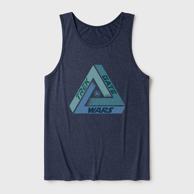 Sci-Fi Triangle Ultra Soft Heather Tank