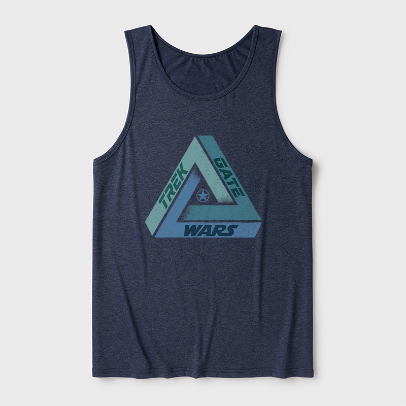 Sci-Fi Triangle Ultra Soft Heather Tank
