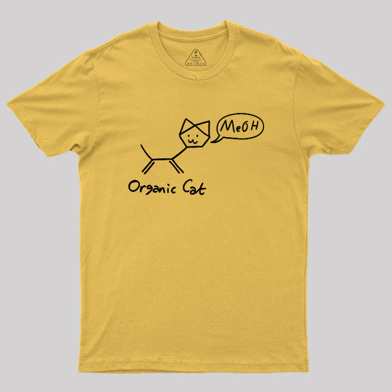 Organic Cat Funny Geek T-Shirt