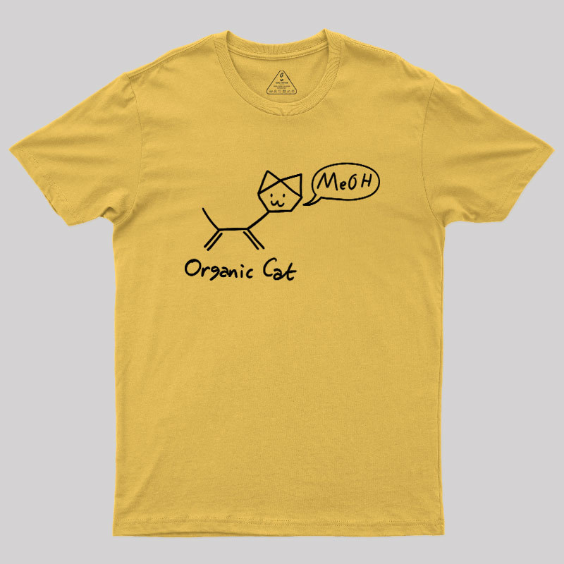 Organic Cat Funny Geek T-Shirt