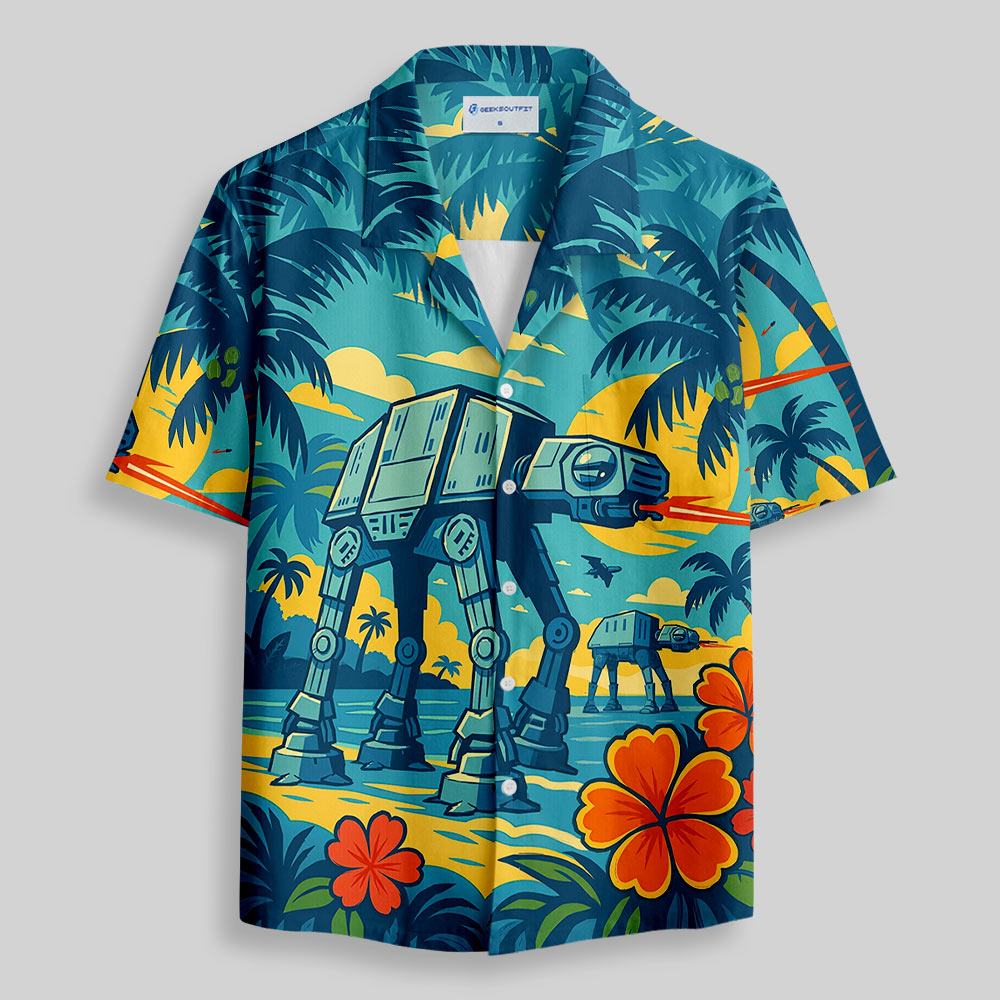 ATAT Hawaii Button Up Pocket Shirt