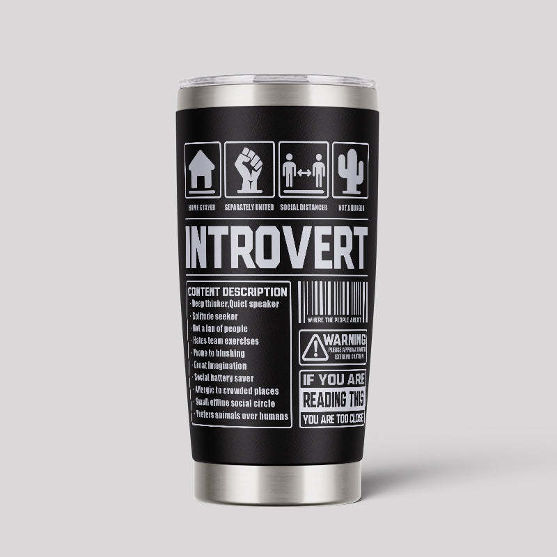 Geeksoutfit Introvert 20oz Tumbler for Sale online