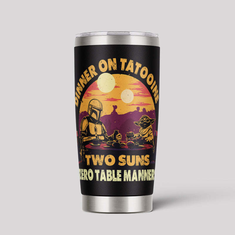 Geeksoutfit Zero Table Manners 20oz Tumbler for Sale online
