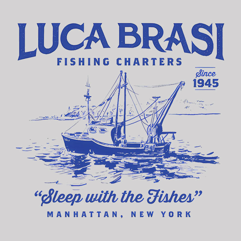 Luca Brasi Fishing Charters Geek T-Shirt