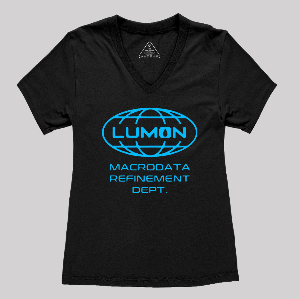 Geeksoutfit Lumon Scifi Geek Women's V-Neck T-shirt for Sale