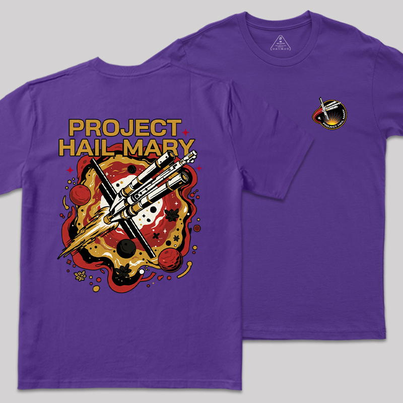 Hail Mary Ignition Front and Back Printed T-Shirt