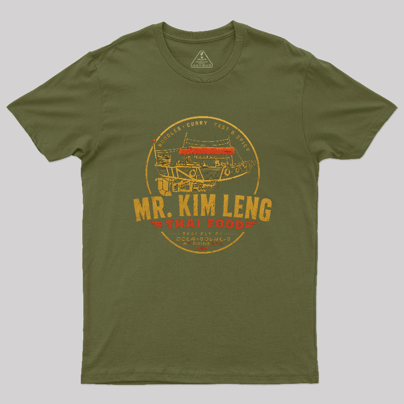 Mr Kim Leng Thai Food Geek T-Shirt