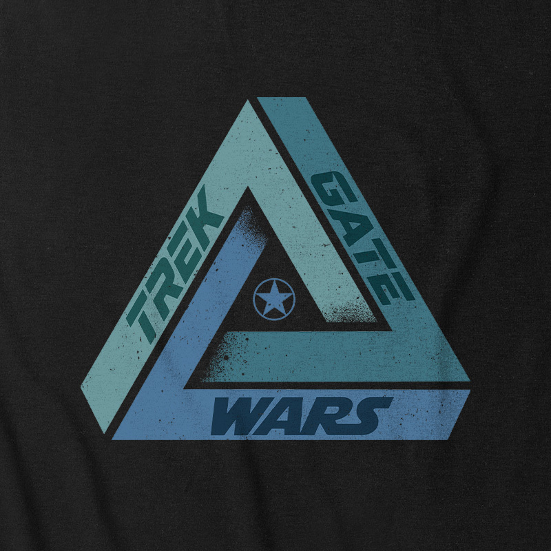 Sci-Fi Triangle Ultra Soft Heather Tank