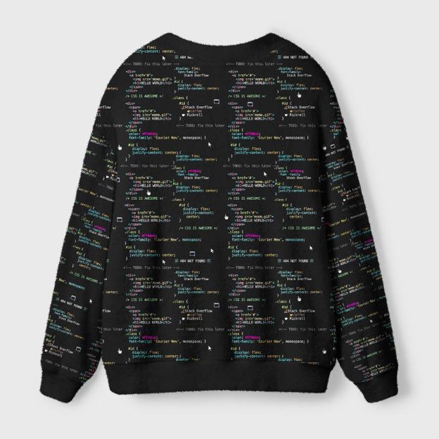 Code Weave Geek Ugly Cardigan Sweaters