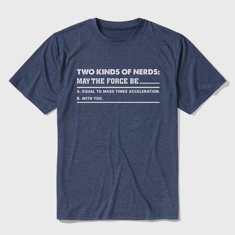 Two Kinds of Nerds Ultra Soft Heather Tee