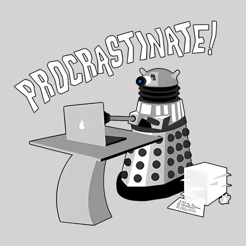 Procrastinate Geek T-Shirt