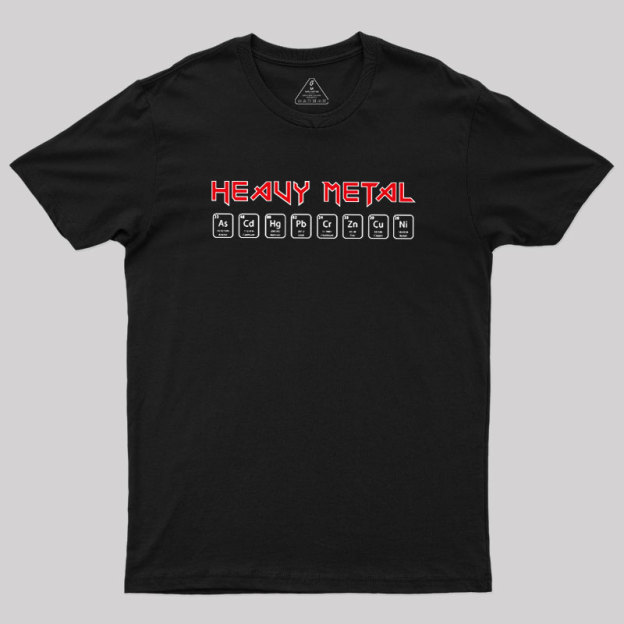 Heavy Metals Chemistry Geek T-Shirt