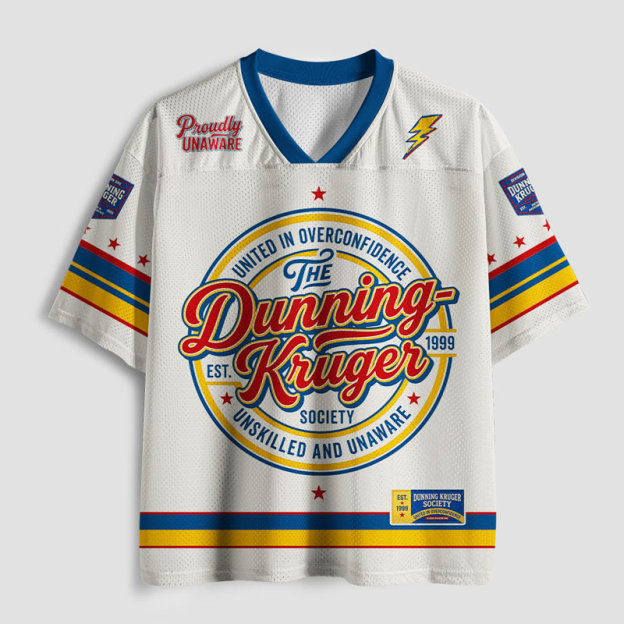 The Dunning-Kruger Society Geek Mesh Jersey