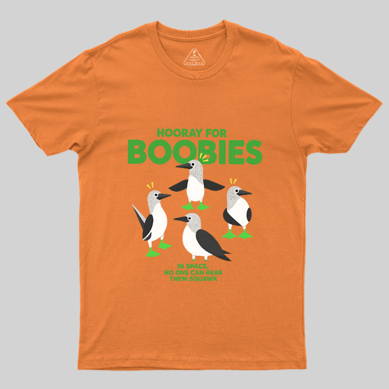 Hooray For Boobies Geek T-Shirt