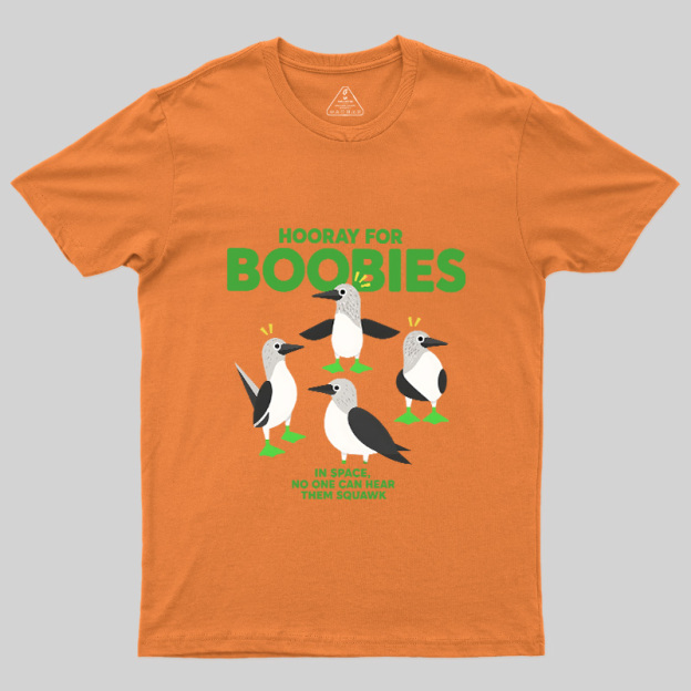 Hooray For Boobies Geek T-Shirt