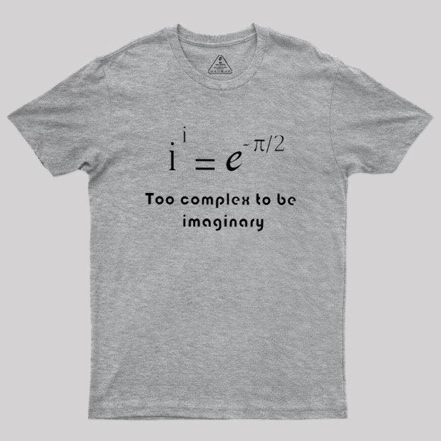 Too Complex To Be Imaginary Geek T-Shirt
